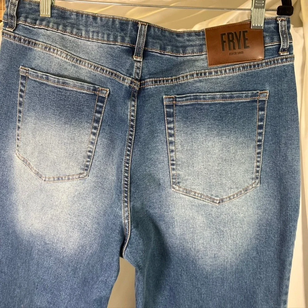 Frye Women's Jeans Size 14/32 Blue Denim Blend Stretch Comfort Fit Classic‎